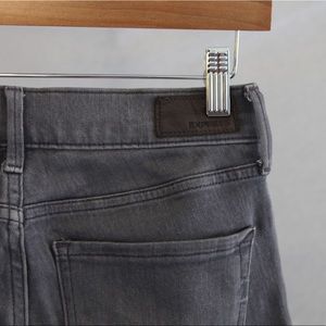 express grey mid rise skinny jeans size 0